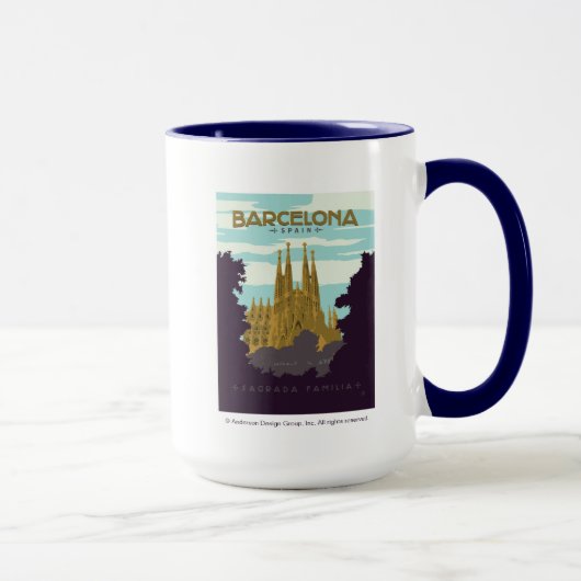 Barcelona, Spanien - Sagrada Familia Tasse (Rechts)