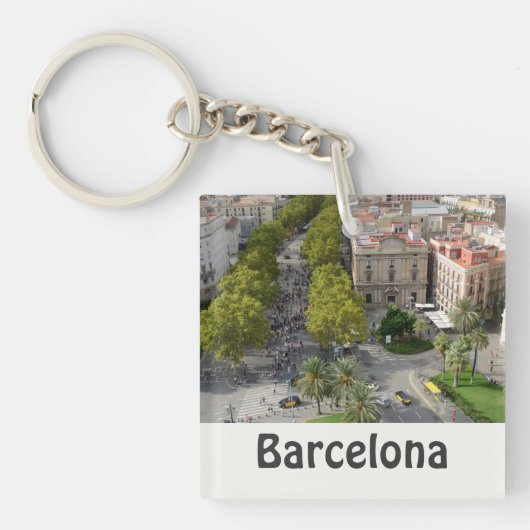 Barcelona, Spanien Schlüsselanhänger (Vorderseite)