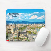 Barcelona, Spanien Schöne Aussicht Mousepad (Mit Mouse)