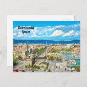Barcelona, Spanien Schöne Aussicht Postkarte (Vorne/Hinten)