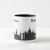 Barcelona, Spanien | schwarze u. weiße Tasse (Zentrum)