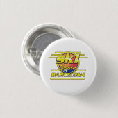 Barcelona Spanien - Ski-Logo Button (Vorne & Hinten)