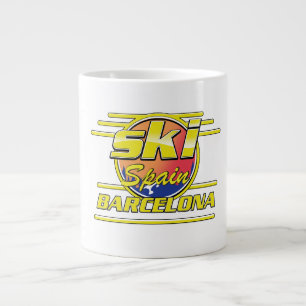 Barcelona Spanien - Ski-Logo Jumbo-Tasse