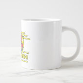 Barcelona Spanien - Ski-Logo Jumbo-Tasse (Rechts)