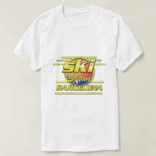 Barcelona Spanien - Ski-Logo T-Shirt