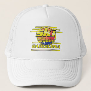 Barcelona Spanien Skilogo Truckerkappe