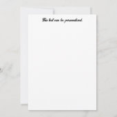 Barcelona Spanien Skyline Einladungskarte Einladung (Rückseite)