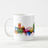 Barcelona Spanien Skyline Kaffeetasse (Links)