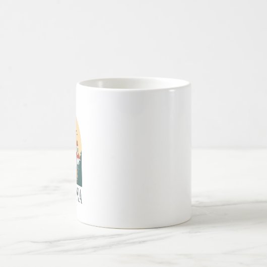 Barcelona Spanien Skyline-Tasse Kaffeetasse (Mittel)