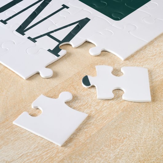 Barcelona Spanien Skyline Vintag Puzzle (Seite)