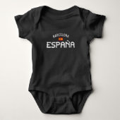 Barcelona Spanien (Spanien) Baby Strampler (Vorderseite)
