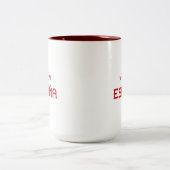 Barcelona Spanien (Spanien) Zweifarbige Tasse (Mittel)