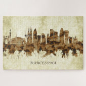 Barcelona Spanien Stadt Puzzle (Horizontal)