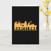 Barcelona Spanien Stadt Skyline Stadtscape Funny G Karte (Gelbe Blume)
