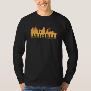 Barcelona Spanien Stadt Skyline Stadtscape Funny G T-Shirt