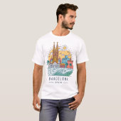 BARCELONA, SPANIEN T-Shirt (Vorne ganz)