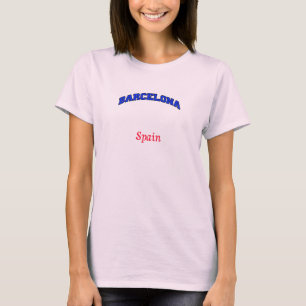 Barcelona Spanien T - Shirt
