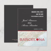 Barcelona Spanien Terminankündigung Save The Date (Vorne/Hinten)