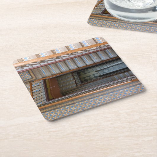 Barcelona, Spanien Untersetzer der farbenfrohen Tr (angewinkelt)