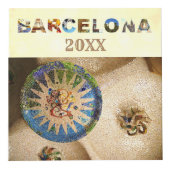 Barcelona Spanien Urlaub Reise Fotos Würfel (Vorderseite)