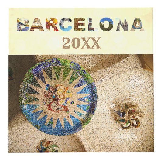 Barcelona Spanien Urlaub Reise Fotos Würfel (Vorderseite)