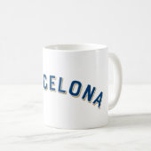 Barcelona, Spanien Vintag Arch Kaffeetasse (VorderseiteRechts)