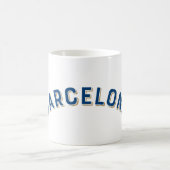 Barcelona, Spanien Vintag Arch Kaffeetasse (Mittel)