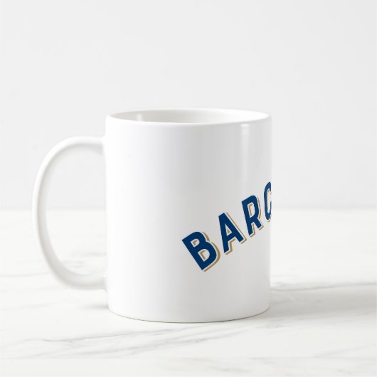 Barcelona, Spanien Vintag Arch Kaffeetasse (Links)