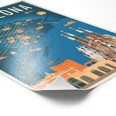 Barcelona Spanien Vintag Fotodruck (Ecke)