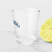Barcelona, Spanien Vintage-Bogen Schnapsglas (Rechts)