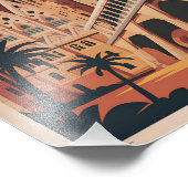 Barcelona Spanien vintage Fotodruck (Ecke)