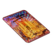 Barcelona, Spanien, Vintage Poster Magnet (Rechte Seite)
