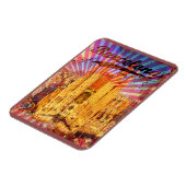 Barcelona, Spanien, Vintage Poster Magnet (Linke Seite)