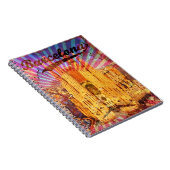Barcelona, Spanien, Vintage Poster Notizblock (Rechte Seite)