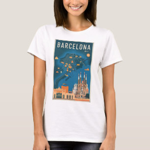 Barcelona Spanien vintage T-Shirt