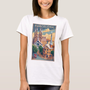 Barcelona Spanien vintage T-Shirt