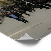 Barcelona Spaziergang - Portal del Angel Poster (Ecke)