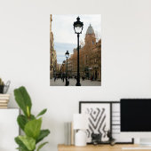 Barcelona Spaziergang - Portal del Angel Poster (Heimbüro)