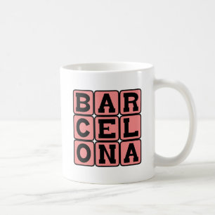 Barcelona, Stadt in Spanien Kaffeetasse