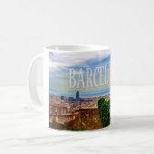 Barcelona-Stadt Kaffeetasse (Vorderseite Links)