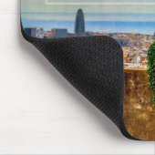 Barcelona-Stadt Mousepad (Ecke)