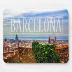 Barcelona-Stadt Mousepad