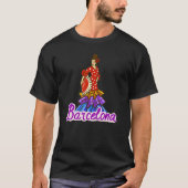 Barcelona Stadt Spanien Andenken für Männer Frauen T-Shirt (Vorderseite)