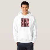 Barcelona, Stadt Spanien Hoodie (Vorne ganz)