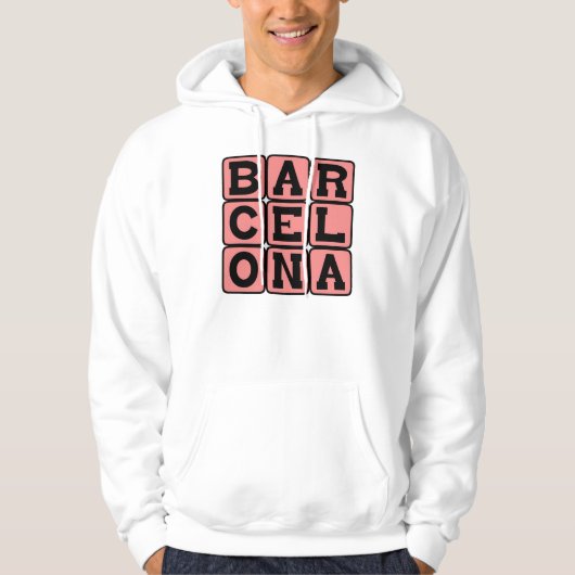 Barcelona, Stadt Spanien Hoodie (Vorderseite)