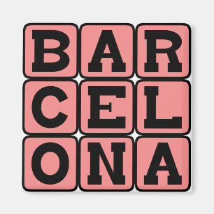 Barcelona, Stadt Spanien Magnet