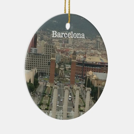 Barcelona Stadtbesichtigung Keramik Ornament (Rechts)