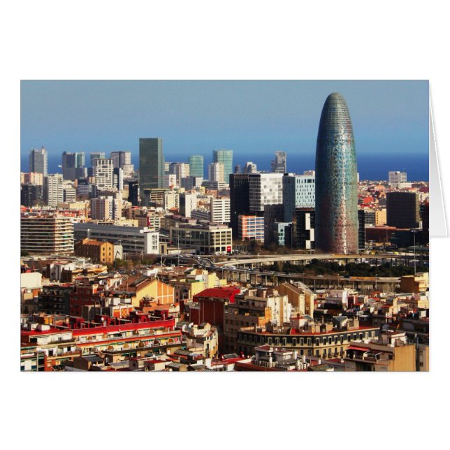 Barcelona-Stadtbild (Vorderseite (Horizontal))