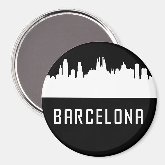 Barcelona | Städte Spaniens Magnet (Vorderseite/Rückseite)