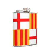 Barcelona-Stadtflagge Spanien Flachmann (Rechts)
